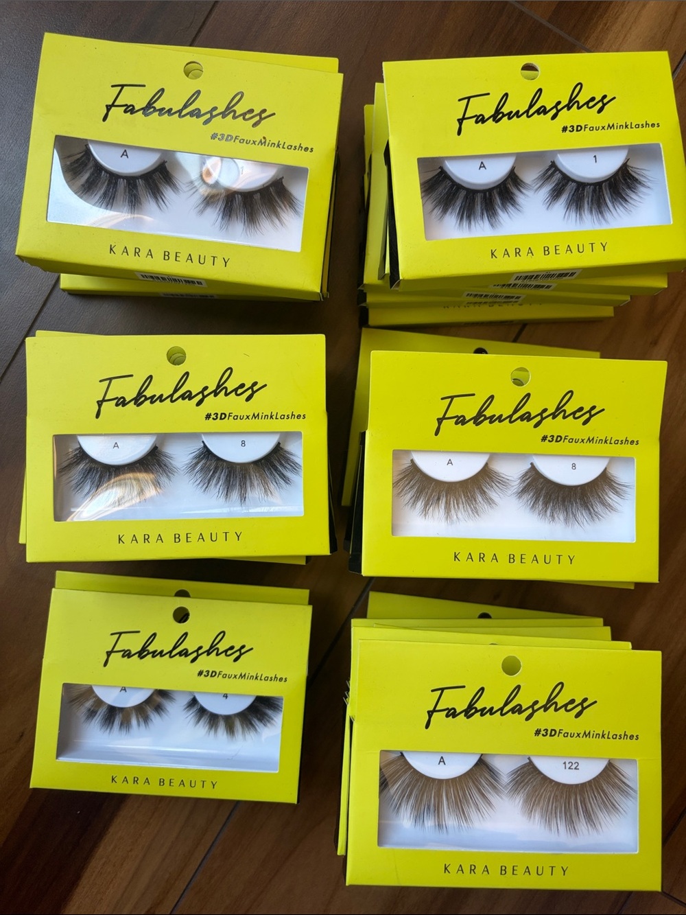 Set of 30 Fabulashes Faux Mink Lashes Black Lashes